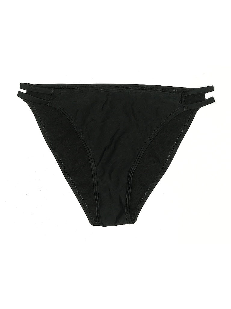 Pre-owned Unbranded Swimsuit Bottoms In Black