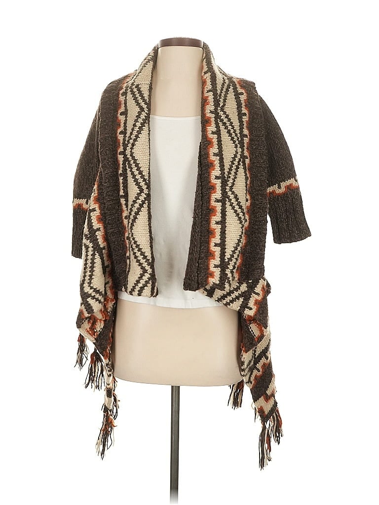 Pre-owned Abercrombie & Fitch Cardigan Sweater In Brown