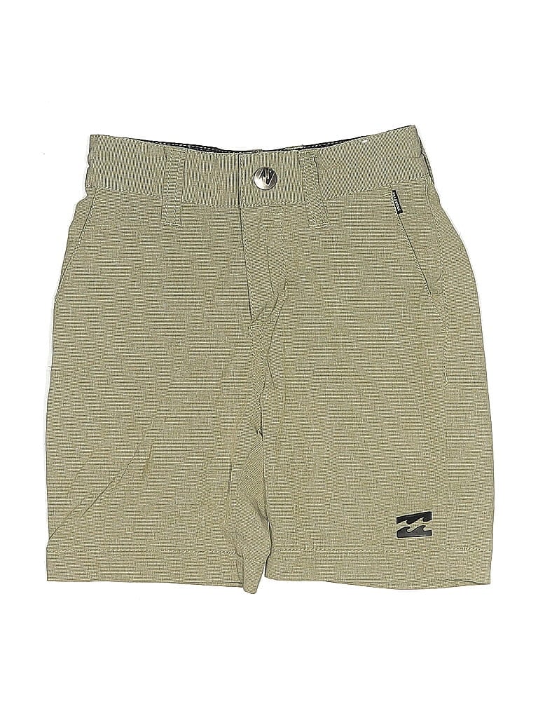Pre-owned Billabong Kids' Khaki Shorts In Green