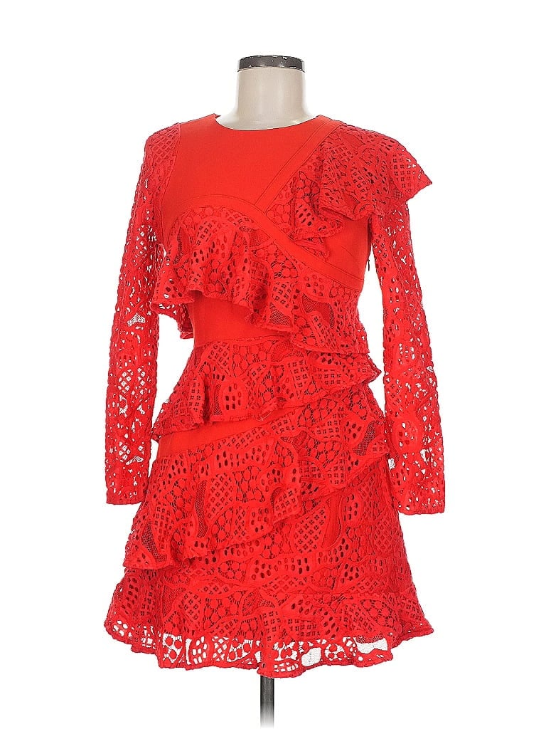 Pre-owned Aijek Cocktail Dress In Red