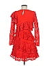 Aijek 100% Polyester Red Cocktail Dress Size Med (2) - photo 2