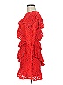 Aijek 100% Polyester Red Cocktail Dress Size Med (2) - photo 5