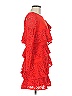 Aijek 100% Polyester Red Cocktail Dress Size Med (2) - photo 4