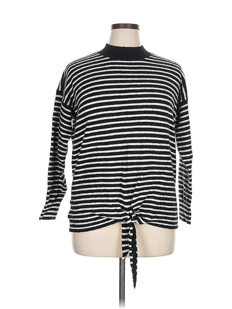 Pre-owned Ann Taylor Loft Turtleneck Sweater In Black