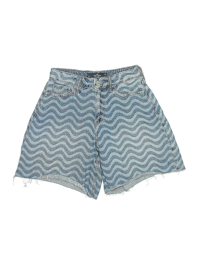 Pre-owned Hollister Denim Shorts In Blue