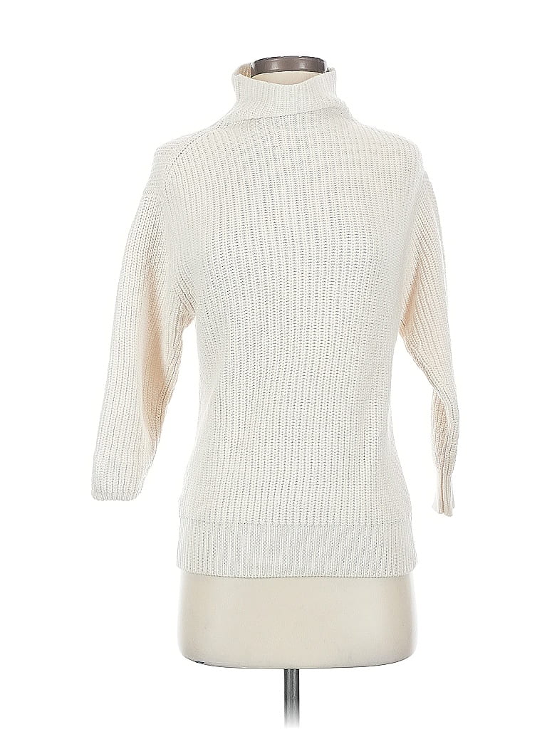 Pre-owned Wilfred Turtleneck Sweater In White