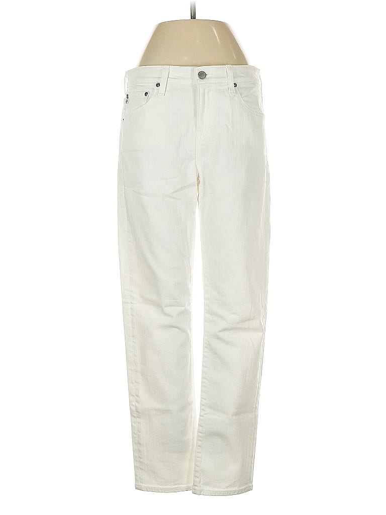 Pre-owned Adriano Goldschmied Jeans In White