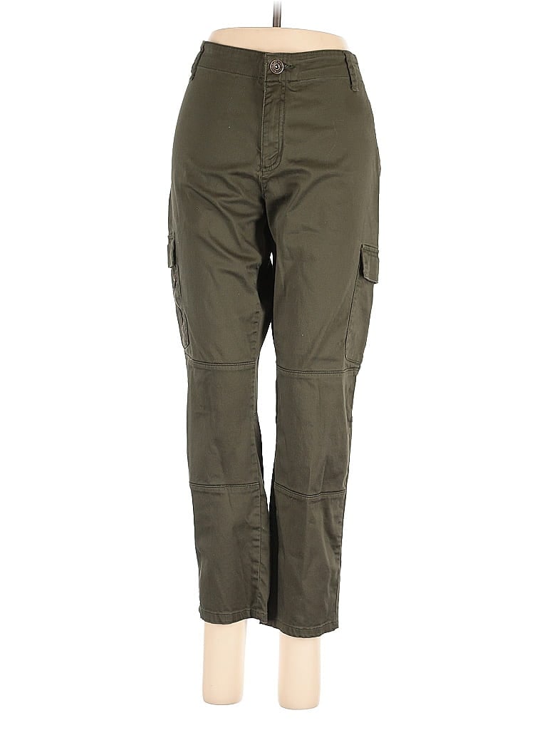 Pre-owned Ruff Hewn Cargo Pants In Green