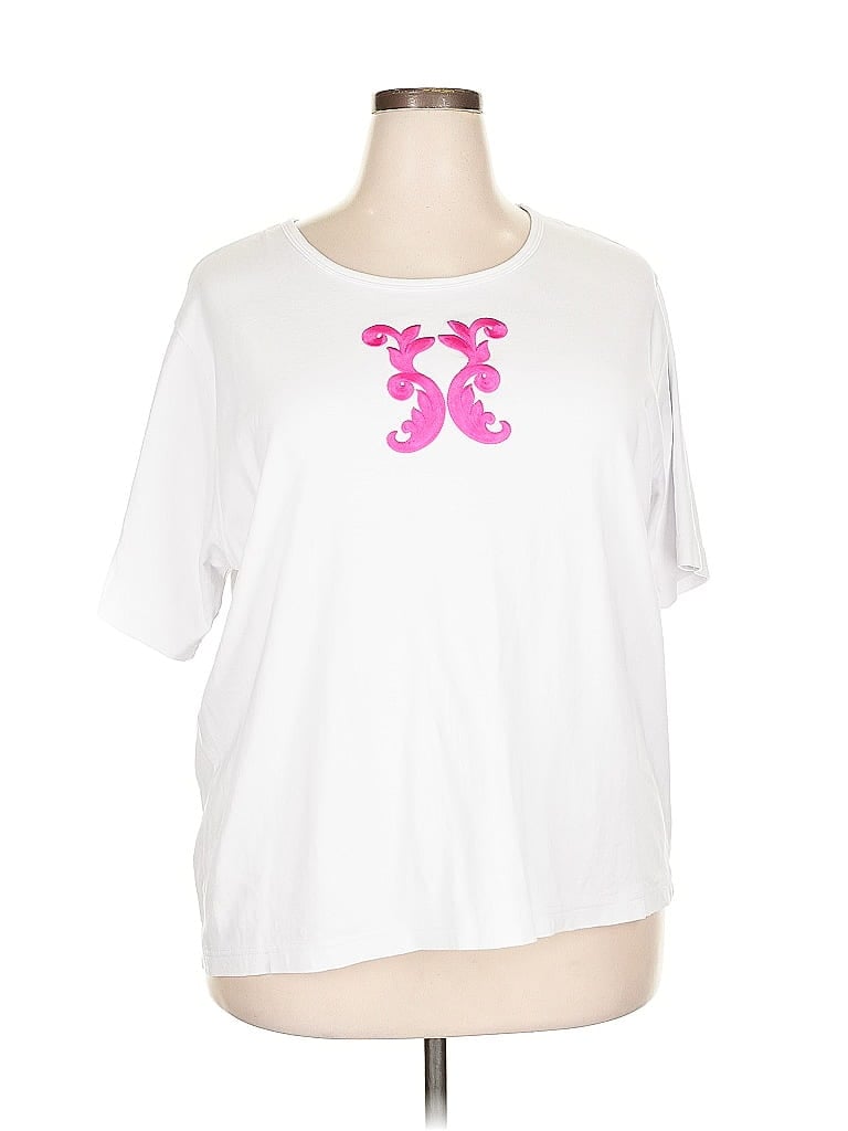 Pre-owned Assorted Brands Short Sleeve T-shirt In White