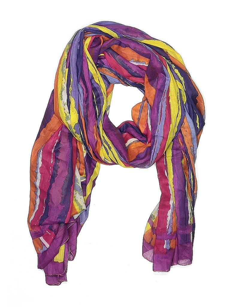 Pre-owned Unbranded Scarf In Purple