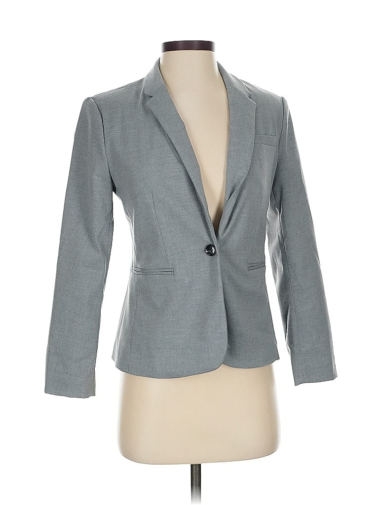 Pre-owned Banana Republic Factory Store Blazer Jacket In Gray