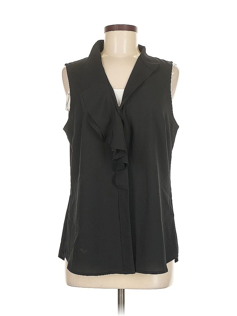 Pre-owned Banana Republic Factory Store Sleeveless Blouse In Black