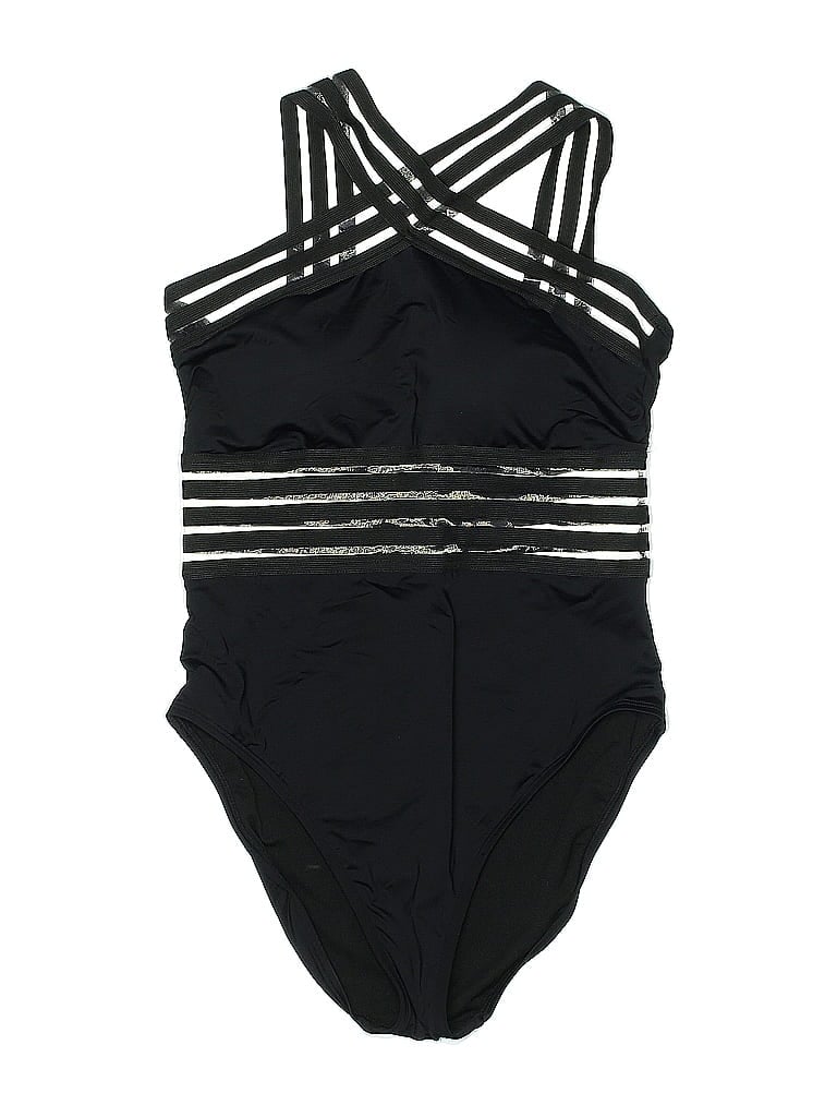 Pre-owned Hilor One Piece Swimsuit In Black