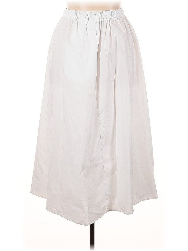 Pre-owned Cuyana Casual Skirt In White