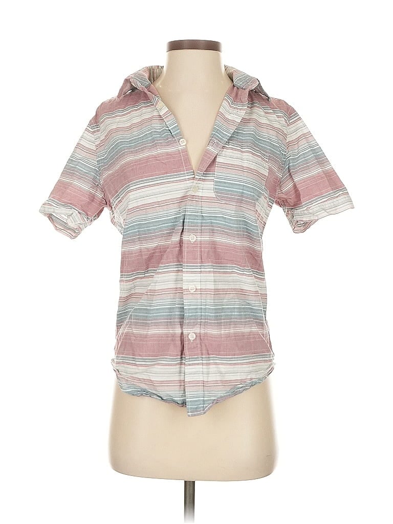 Click to view more detailed imagery on our partner's website Pre-owned Aéropostale Short Sleeve Blouse In Pink