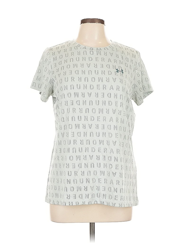 Click to view more detailed imagery on our partner's website Pre-owned Under Armour Short Sleeve T-shirt In Silver