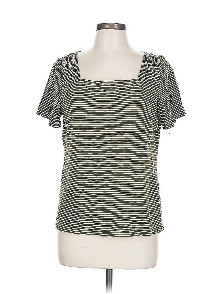 Click to view more detailed imagery on our partner's website Pre-owned Talbots Short Sleeve T-shirt In Green