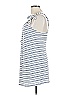 CAbi Stripes Gray Blue Casual Dress Size L - photo 5