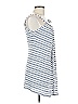 CAbi Stripes Gray Blue Casual Dress Size L - photo 4