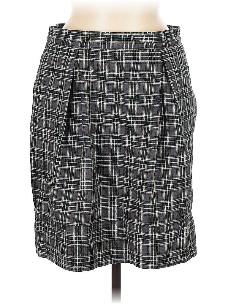 Click to view more detailed imagery on our partner's website Pre-owned Lands' End Casual Skirt In Gray