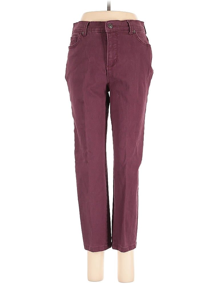 Pre-owned Gloria Vanderbilt Jeans In Burgundy