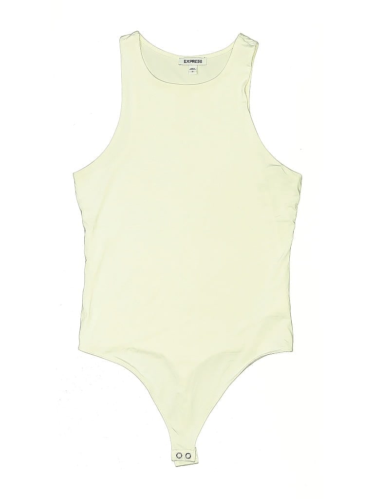 Pre-owned Express Bodysuit In Yellow
