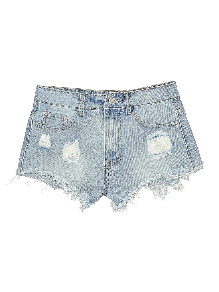 Click to view more detailed imagery on our partner's website Pre-owned Nasty Gal Inc. Denim Shorts In Blue