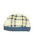 Children's Apparel Network Plaid Yellow Ivory Beanie Size 0-3 mo - photo 1