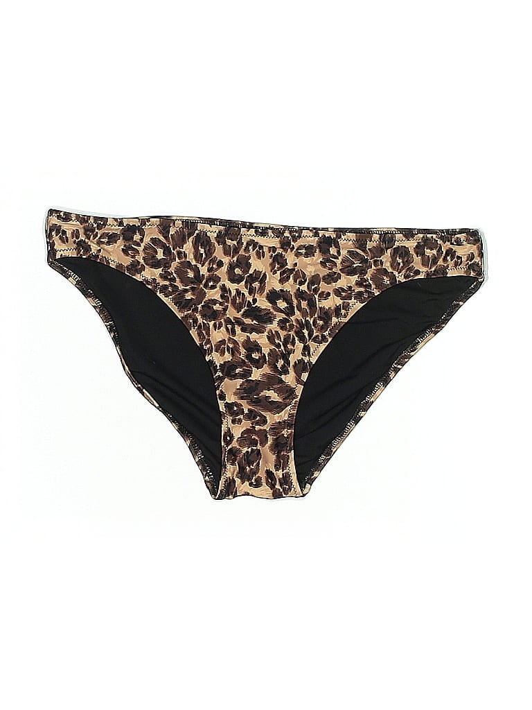 Pre-owned Aerie Swimsuit Bottoms In Brown
