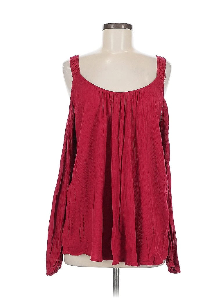 Pre-owned Torrid Tank Top Red Strapless Neckline Tops