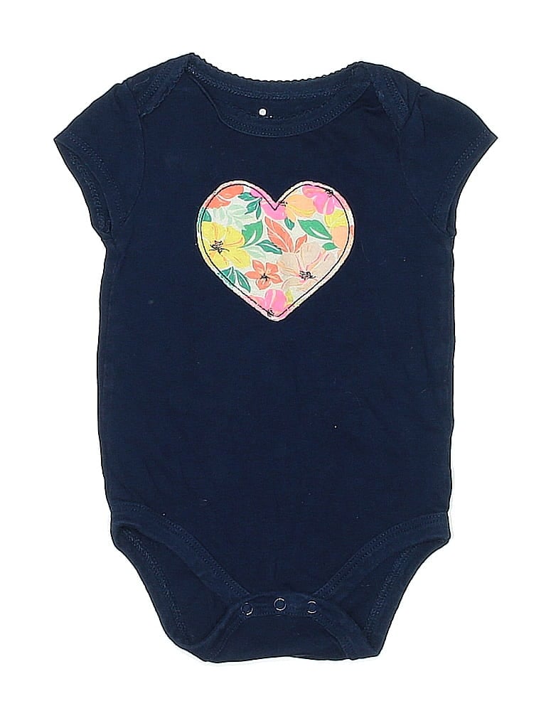 Pre-owned Circo Babies' Short Sleeve Onesie In Blue
