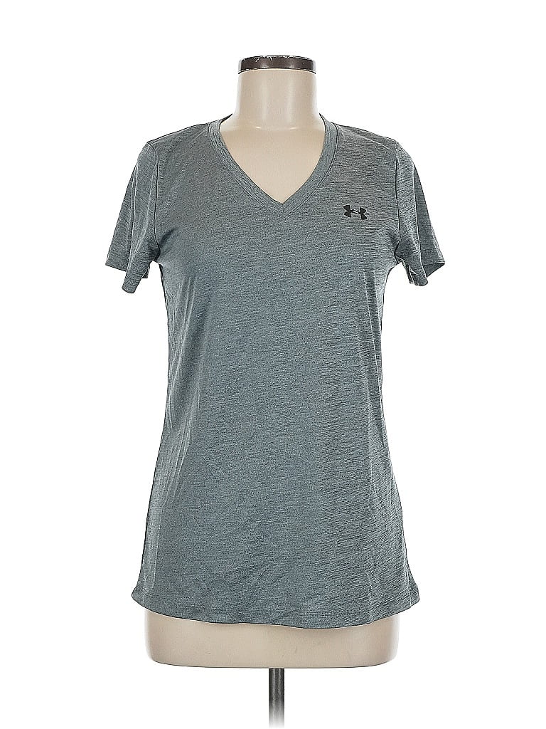 Pre-owned Under Armour Active T-shirt In Gray