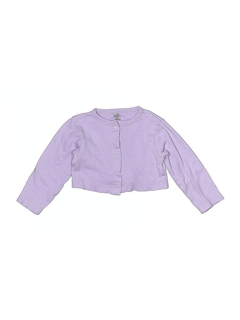 Click to view more detailed imagery on our partner's website Pre-owned Touched By Nature Babies' Cardigan Sweater In Purple