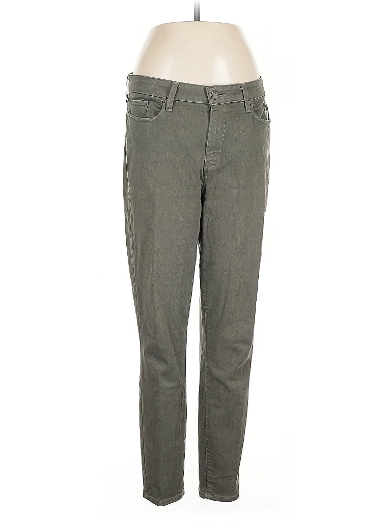 Pre-owned Paige Khaki Pant In Gray