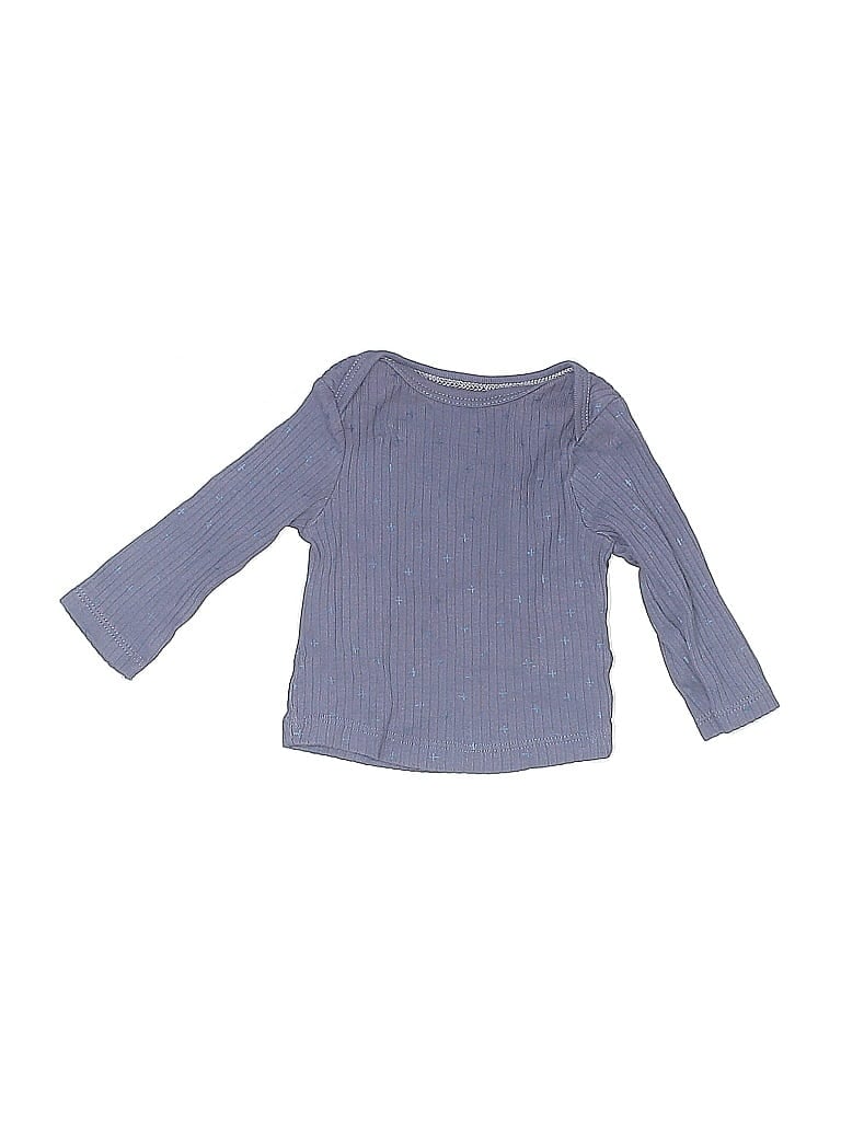 Pre-owned Cloud Island Babies' 3/4 Sleeve T-shirt In Blue