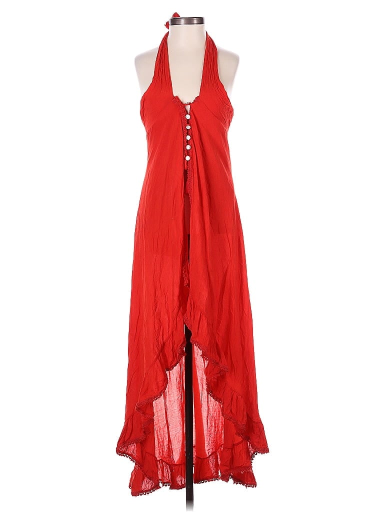 Pre-owned Assorted Brands Casual Dress In Red