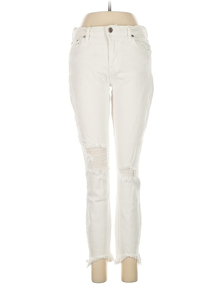 Pre-owned Pistola Jeans In White