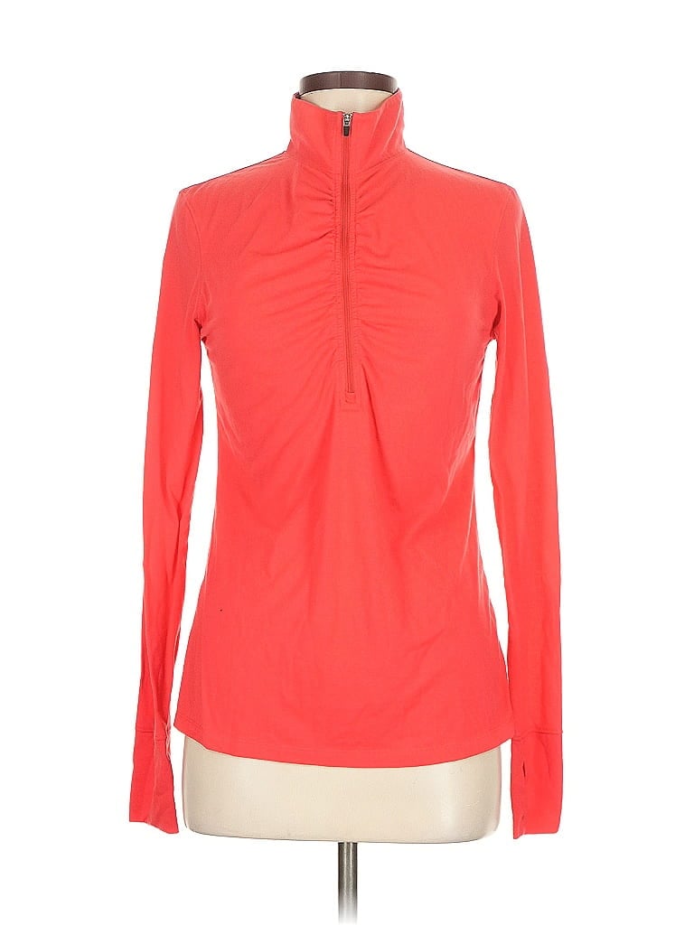 Pre-owned Joe Fresh Long Sleeve Turtleneck In Orange