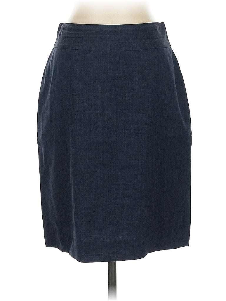 Click to view more detailed imagery on our partner's website Pre-owned Banana Republic Wool Skirt In Blue