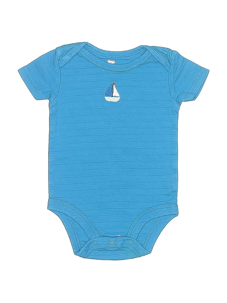 Pre-owned Koala Baby Babies' Short Sleeve Onesie In Blue
