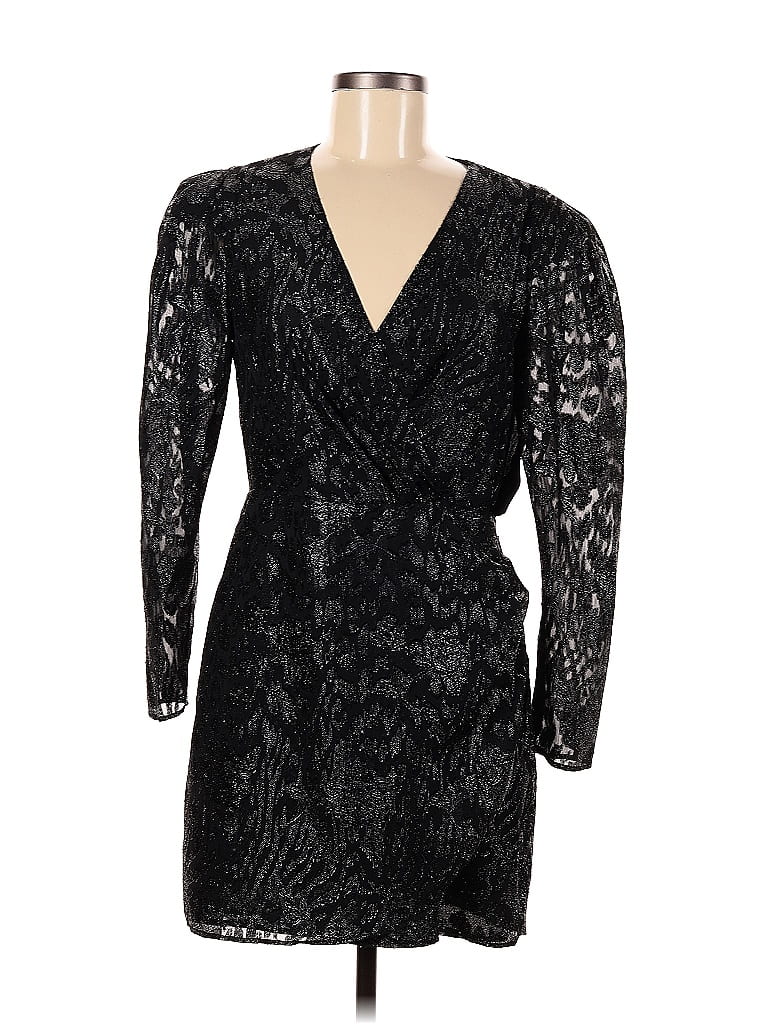 Pre-owned Mng Cocktail Dress In Black