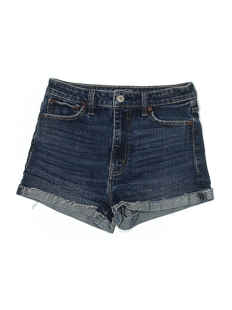 Click to view more detailed imagery on our partner's website Pre-owned Abercrombie & Fitch Denim Shorts In Blue