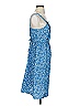 Everly 100% Rayon Paisley Blue Casual Dress Size S - photo 4