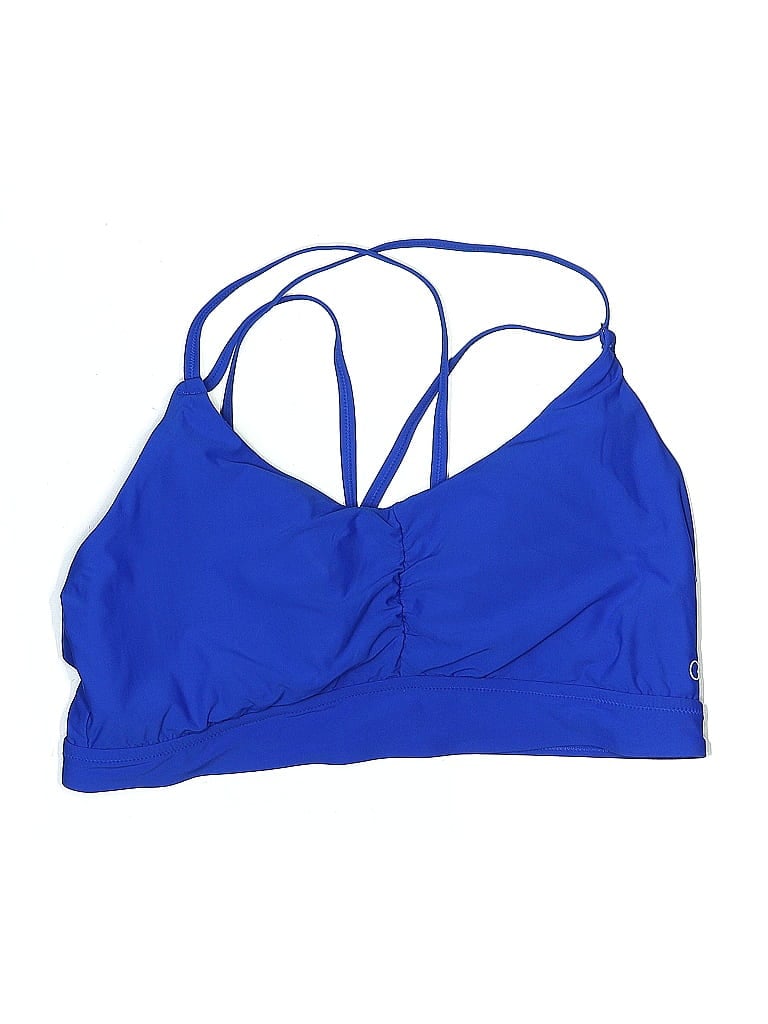 CALIA Pre-owned Swimsuit Top Blue Swimwear