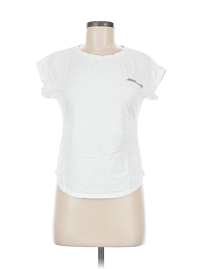 Pre-owned Mng Active T-shirt In White
