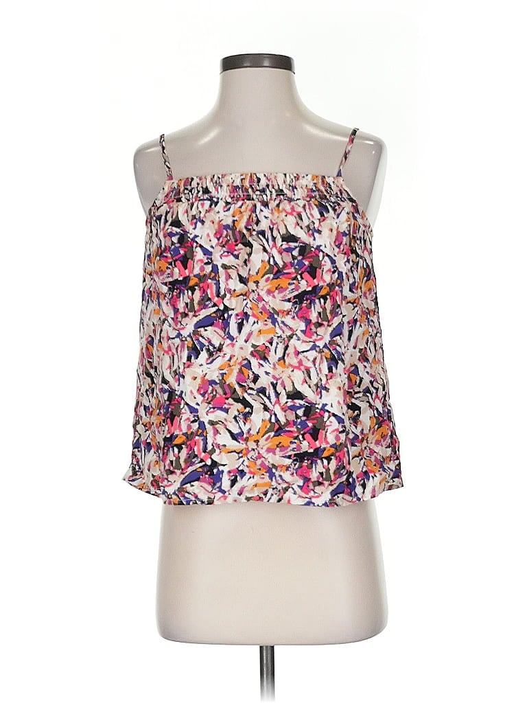 Pre-owned Evereve Sleeveless Blouse In Orange