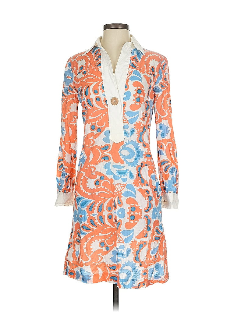 Pre-owned Ck Bradley New York Cocktail Dress In Orange