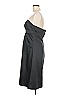 Alfred Angelo 100% Polyester Solid Gray Black Cocktail Dress Size 8 - photo 5