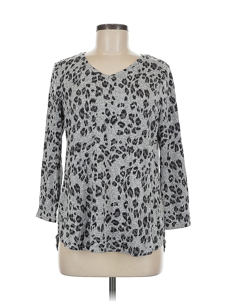 Pre-owned Sonoma Goods For Life Cardigan Sweater In Silver