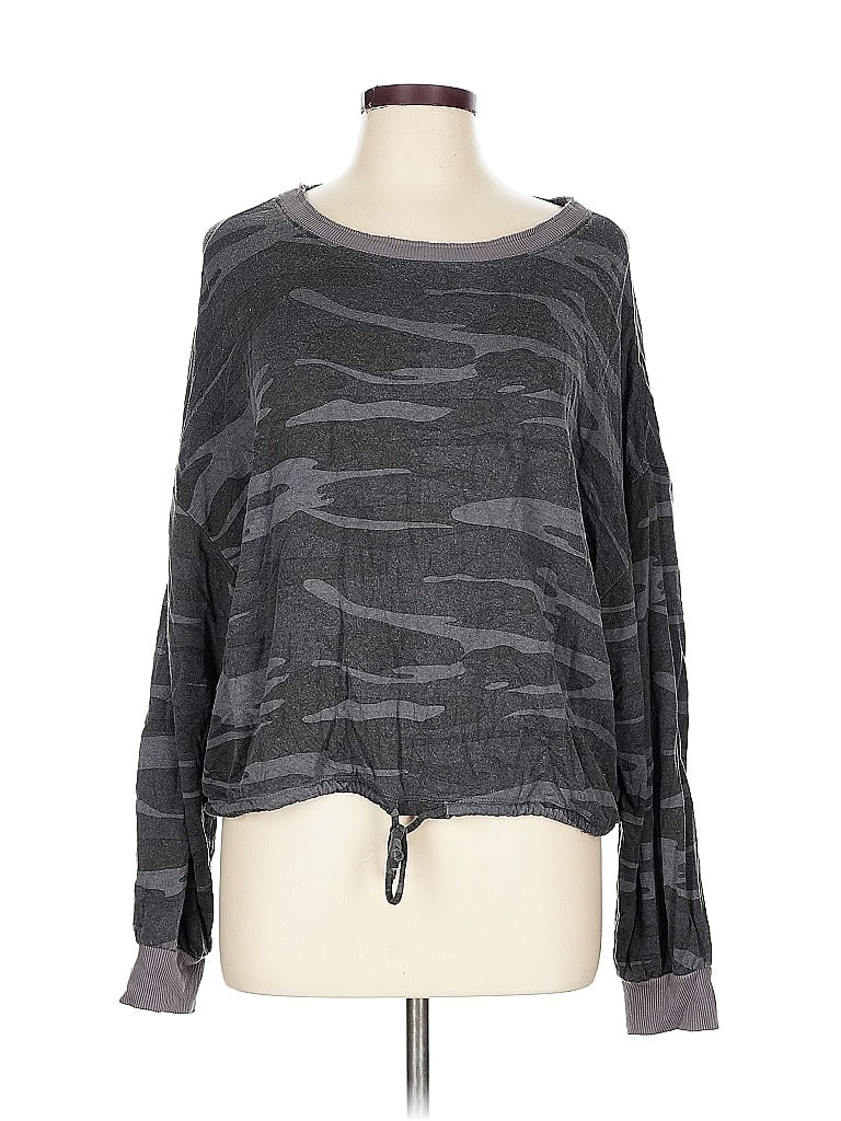 Pre-owned Z Supply Pullover Sweater In Gray